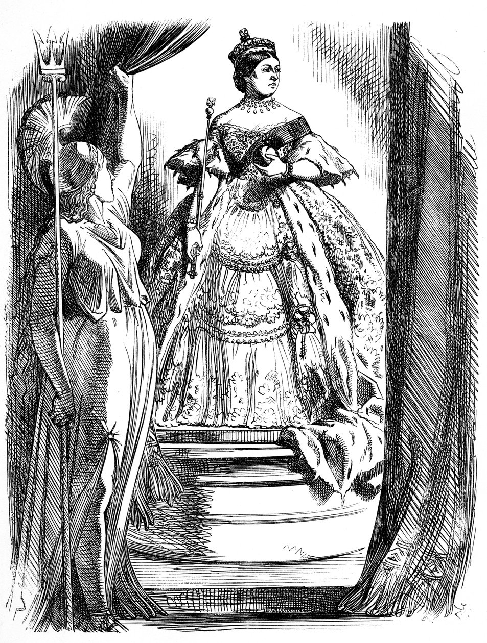 królowa Wiktoria autorstwa John Tenniel