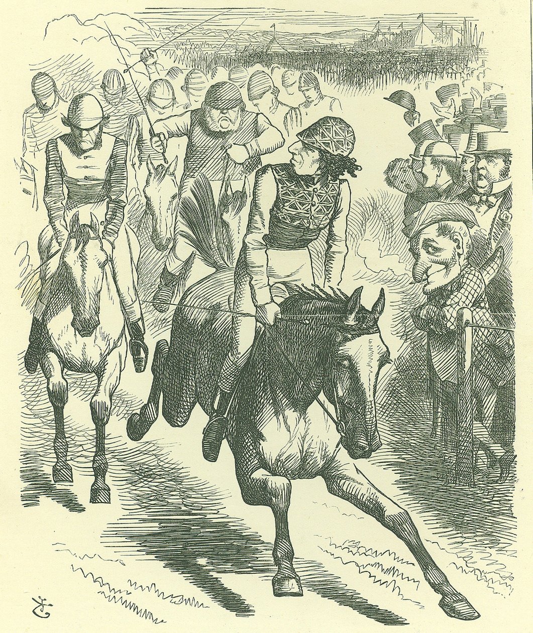 Derby autorstwa John Tenniel