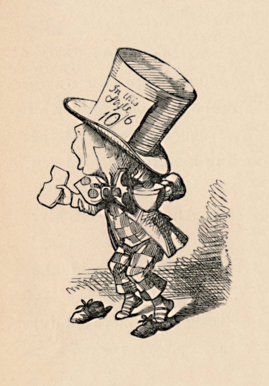 Szalony Kapelusznik w sądzie, 1889 autorstwa John Tenniel