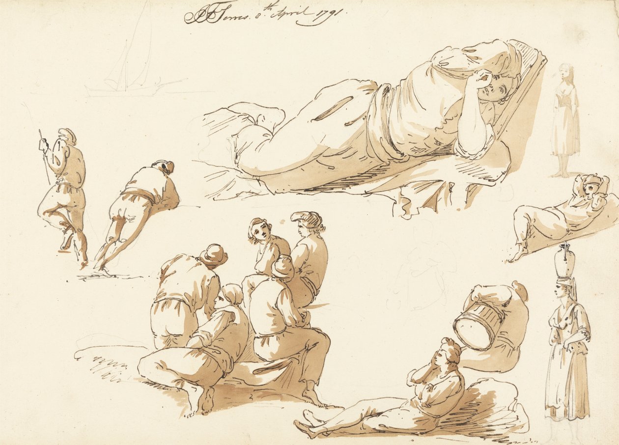 Rybacy z Neapolu autorstwa John Thomas Serres