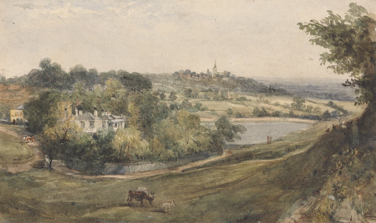 Dolina Zdrowia - Hampstead autorstwa John Thomas Smith