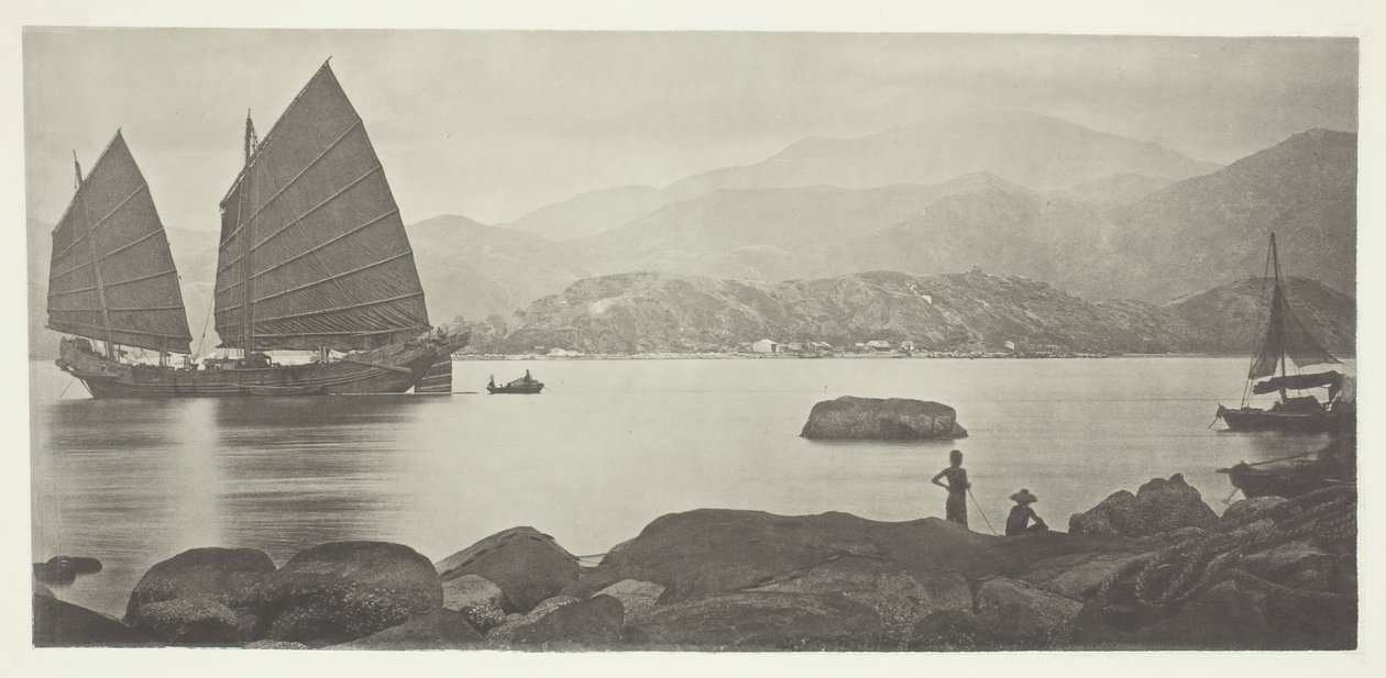 Handel śmieciem w Kantonie 1868. autorstwa John Thomson