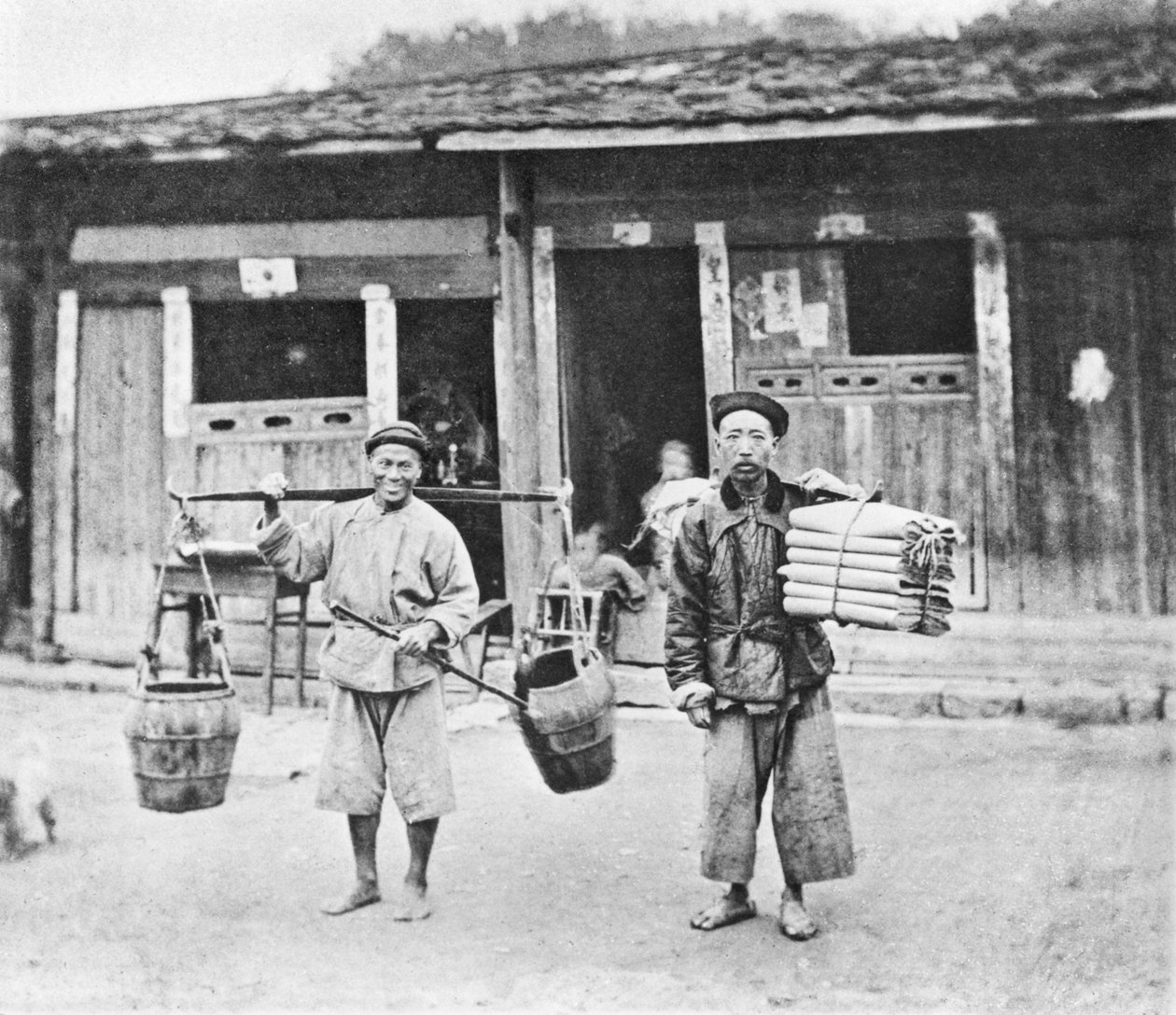 Chińscy jastrzębiowie, ok. 1870 r. autorstwa John Thomson