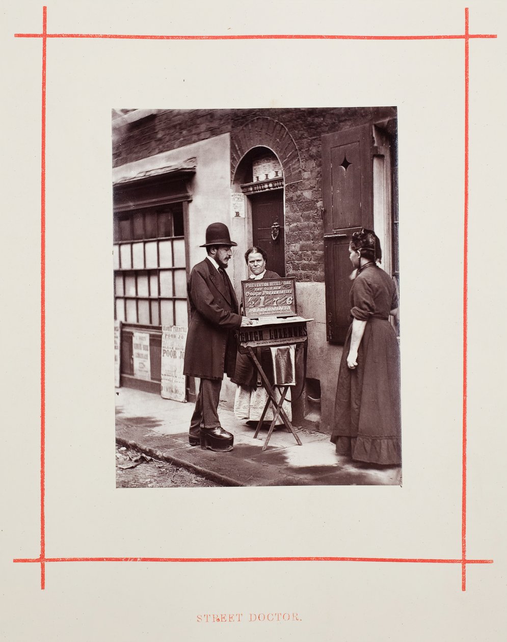 Lekarze uliczni, 1877. autorstwa John Thomson