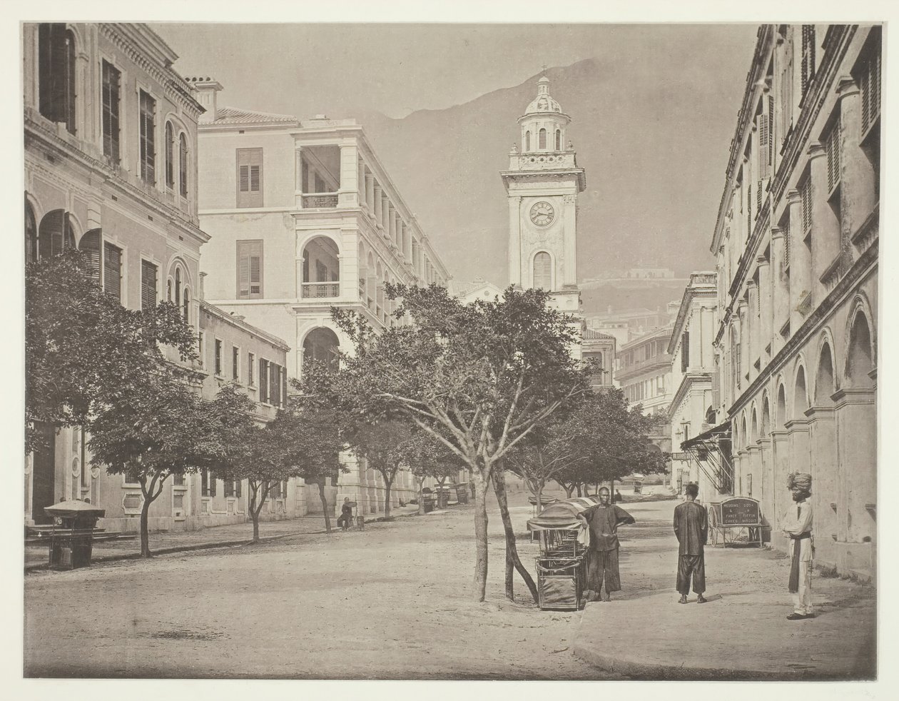 Wieża Zegarowa, Hong-Kong, ok. 1930 r. 1868. autorstwa John Thomson