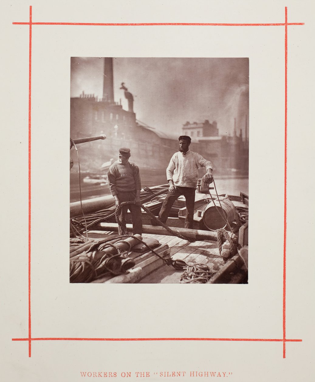Robotnicy na Cichej Autostradzie, 1877. autorstwa John Thomson