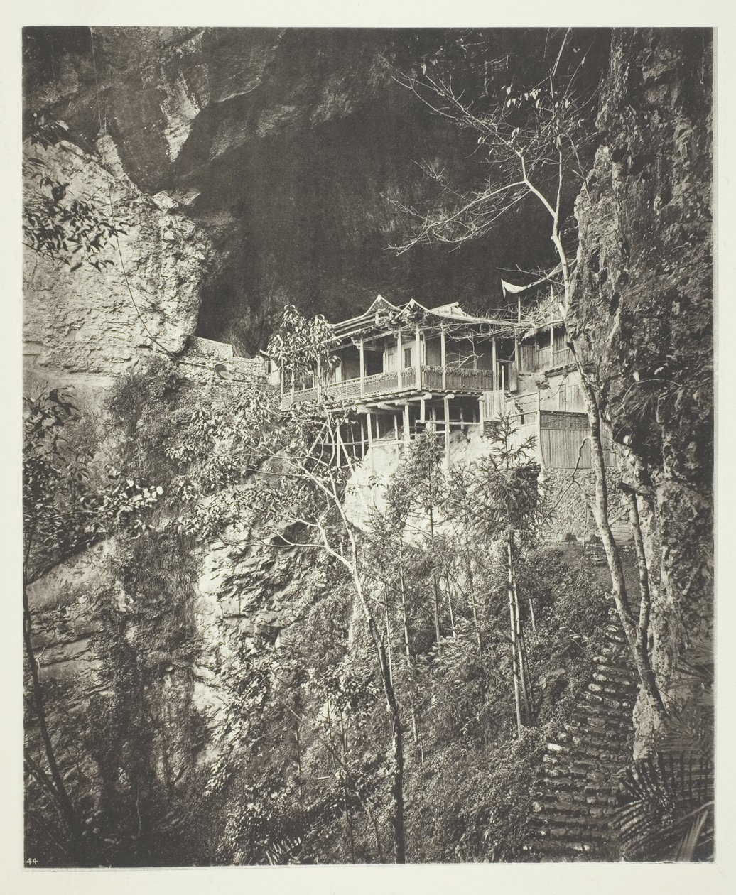 Klasztor Yuenfu autorstwa John Thomson