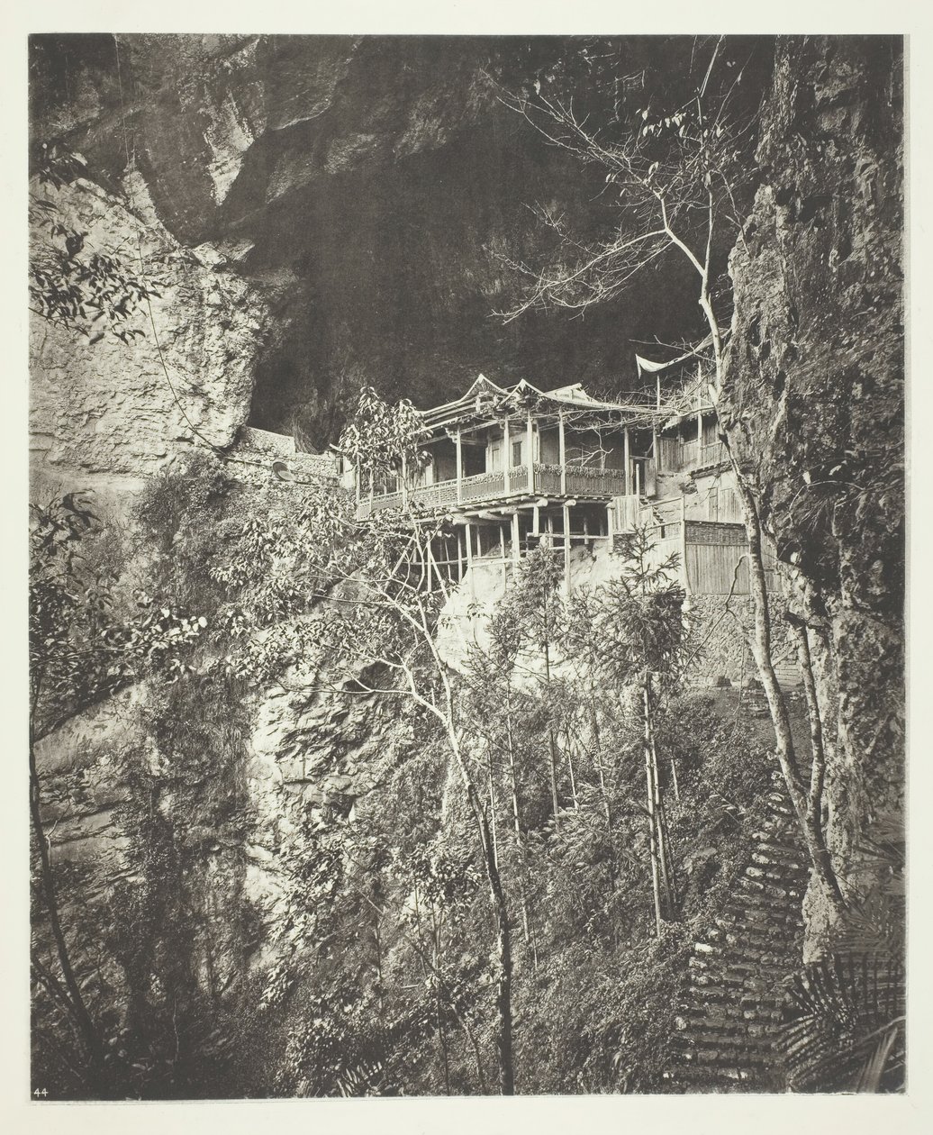 Klasztor Yuenfu, ok. 1930 r. 1868. autorstwa John Thomson