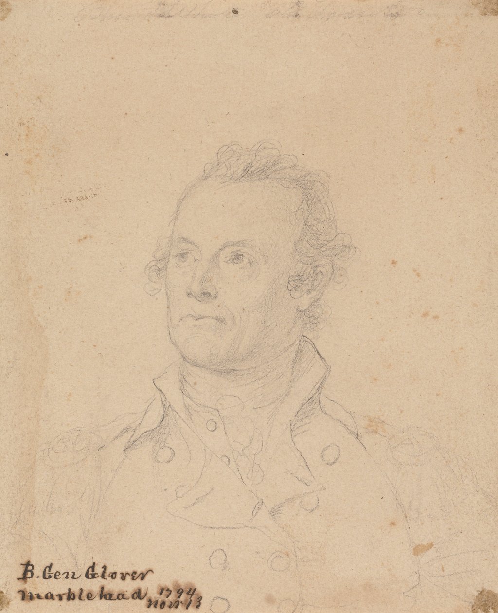 Generał brygady John Glover autorstwa John Trumbull