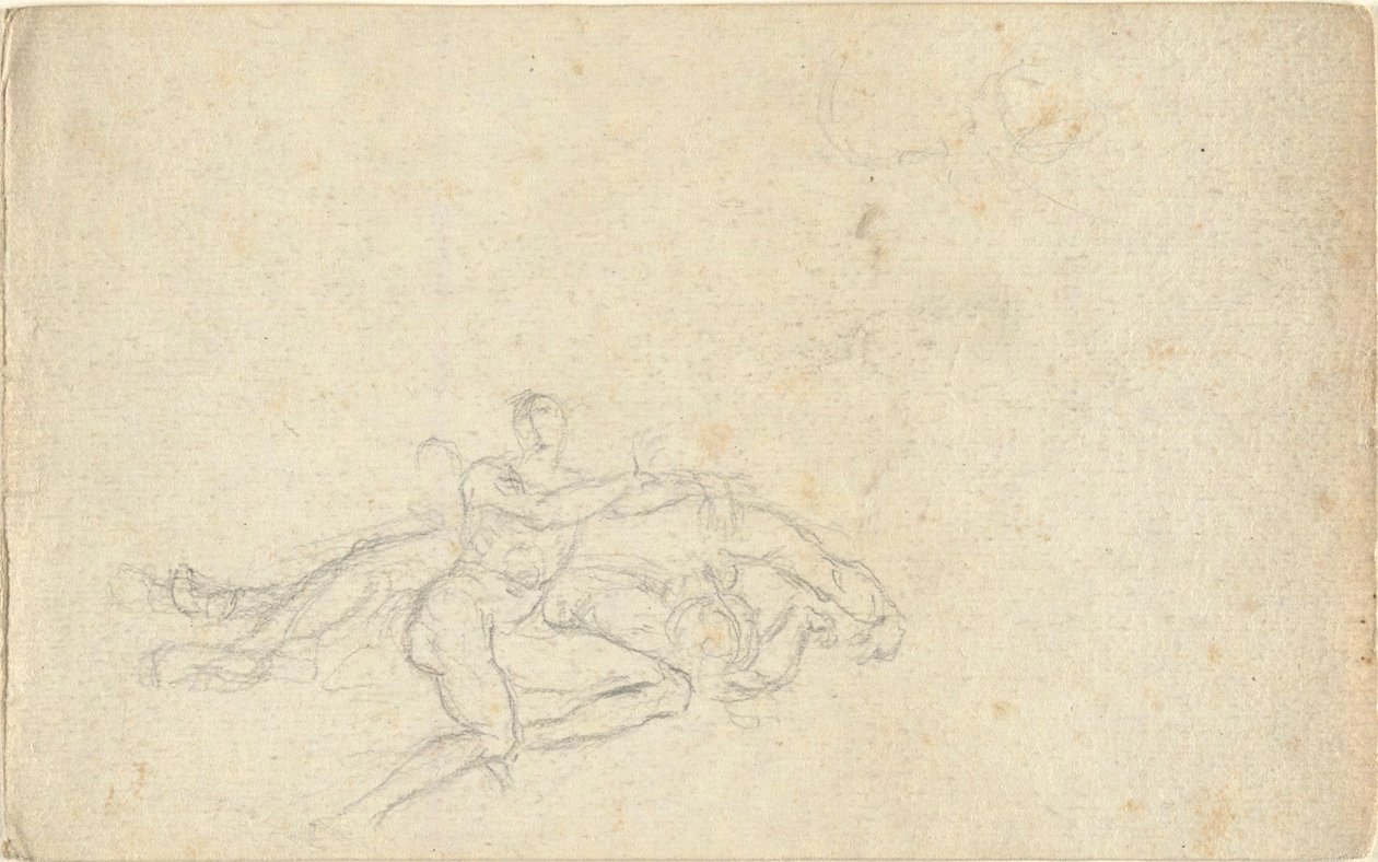 Bez tytułu, z folio: Widoki w pobliżu Bath autorstwa John Trumbull