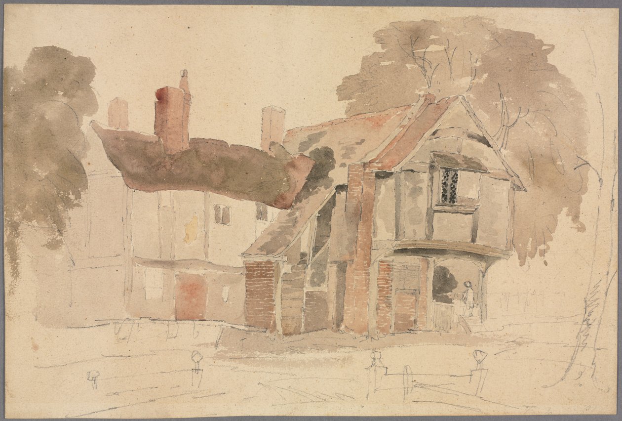 Bray Church Yard, 1807. autorstwa John Varley