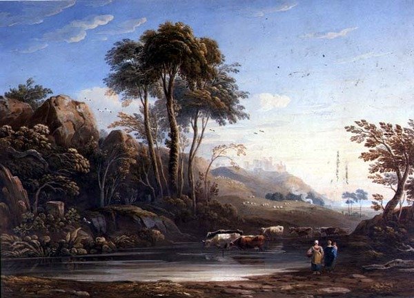 Zamek Harlech autorstwa John Varley