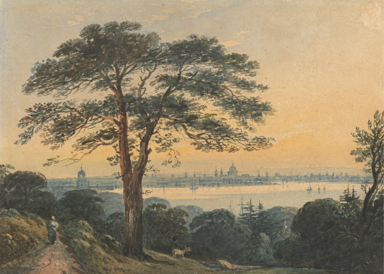 Londyn znad Tamizy autorstwa John Varley