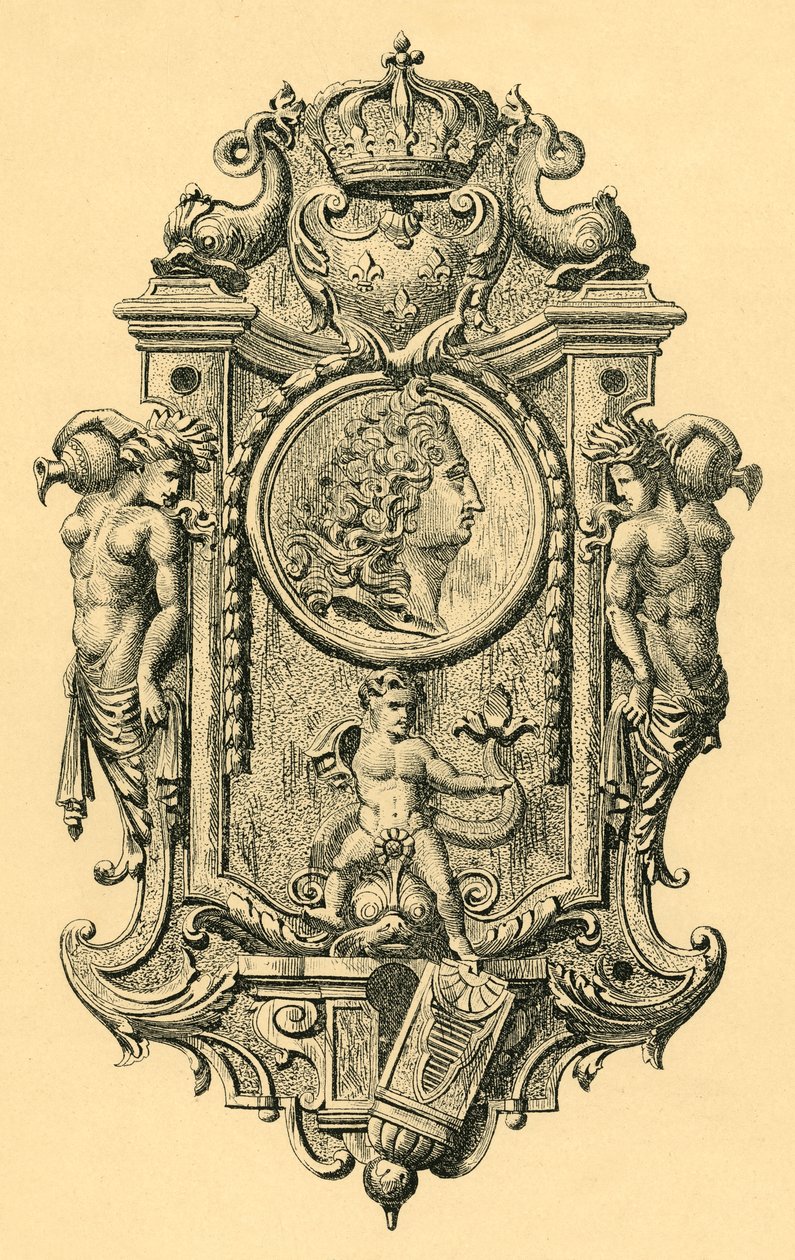 Stalowa tabliczka na klucze, początek XVIII w., 1881 r. autorstwa John Watkins