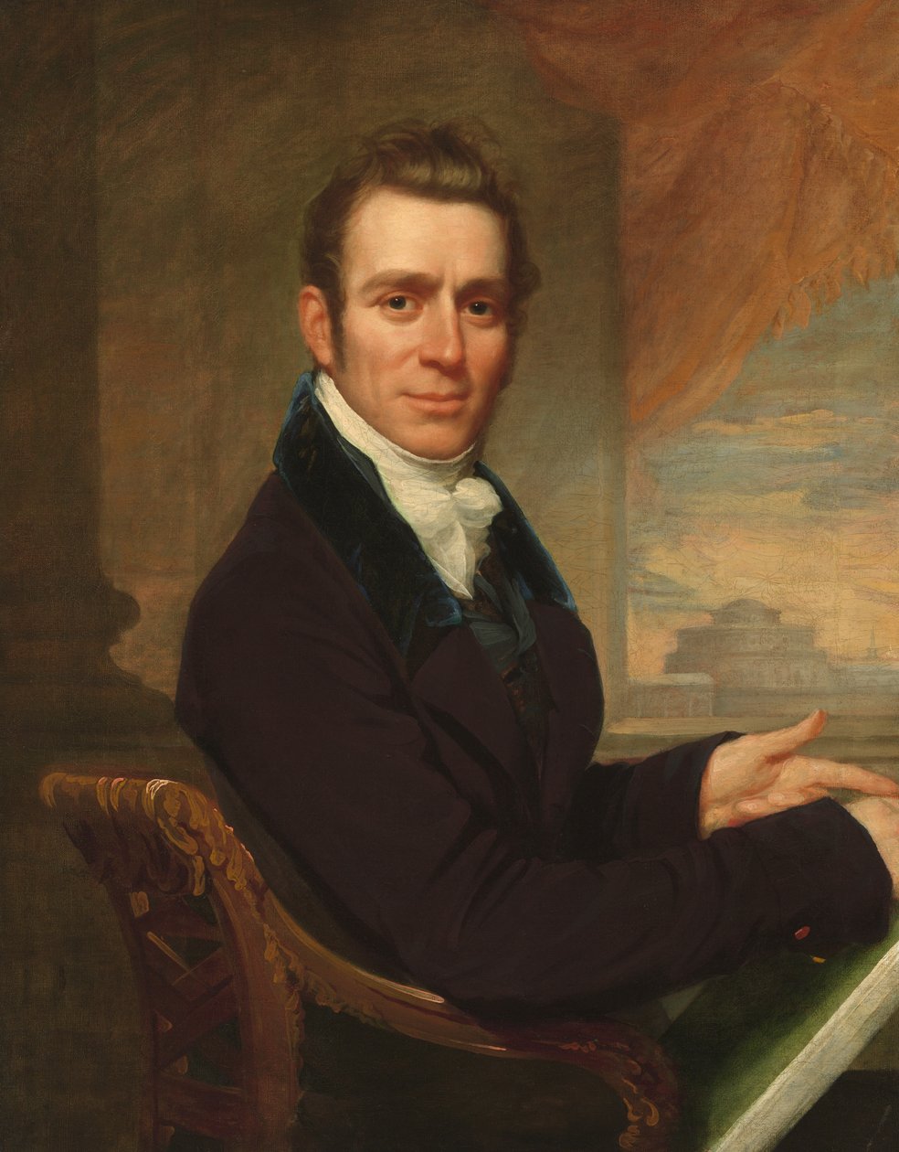 Joseph Delaplaine, styczeń 1819 r. autorstwa John Wesley Jarvis