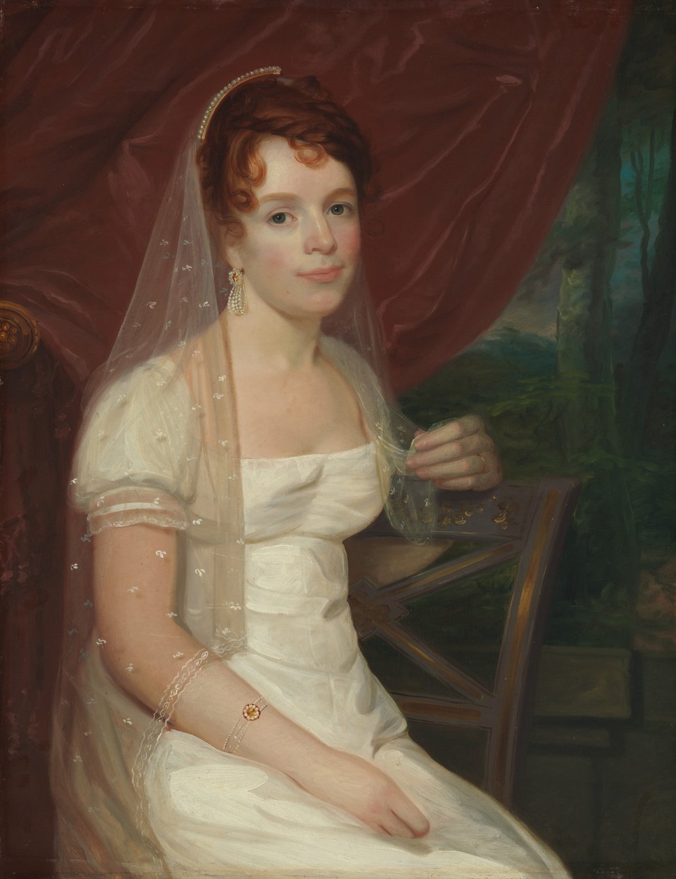 Pani Robert Dickey Anna Brown, 1807-10. autorstwa John Wesley Jarvis