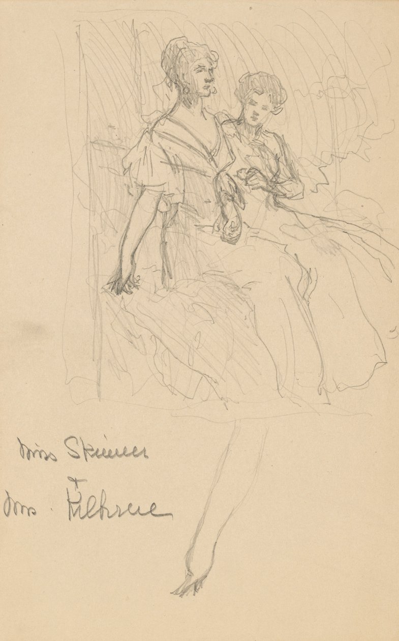 Studium dla Sióstr Skinner autorstwa John White Alexander