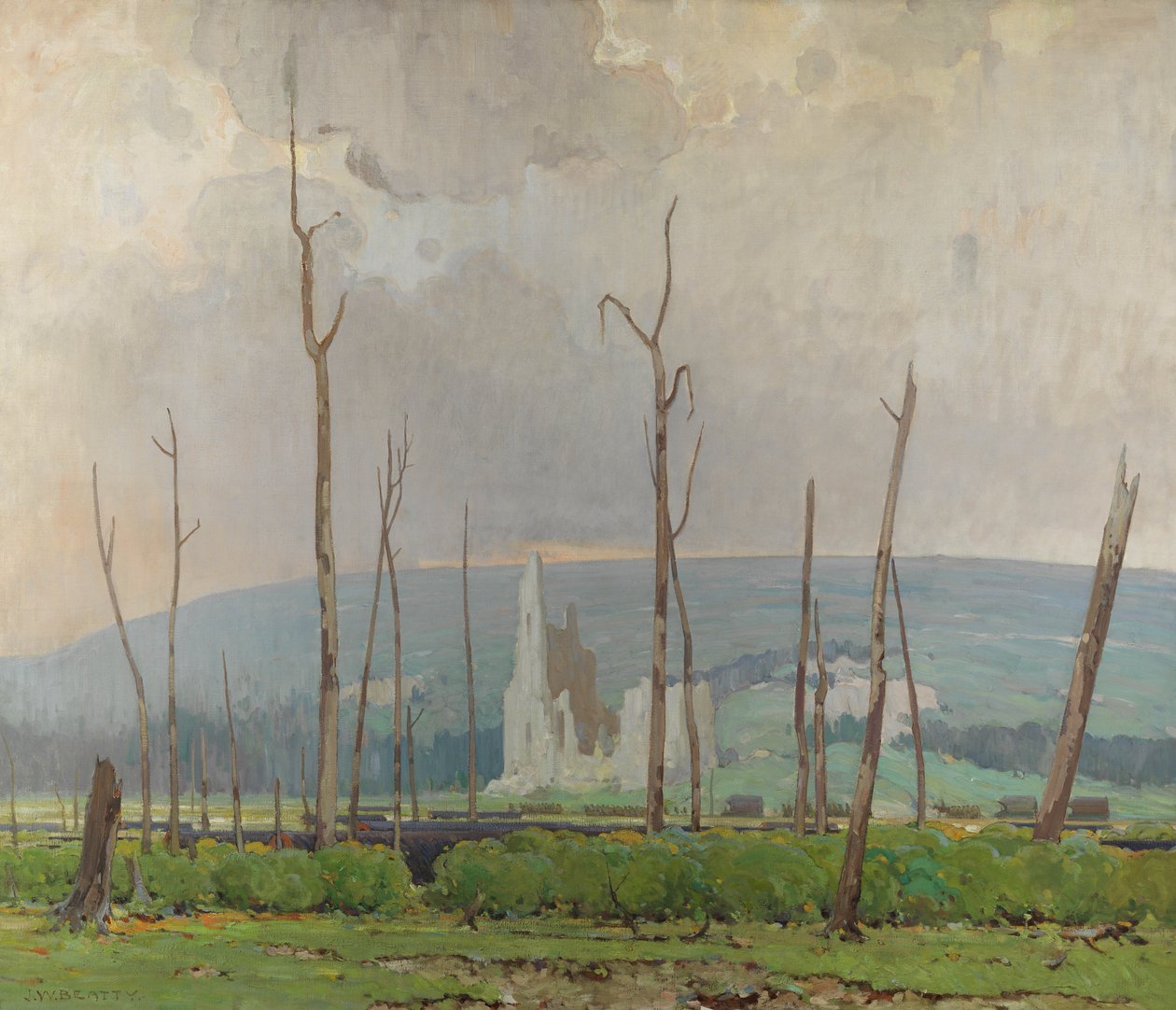 Ablain St-Nazaire, 1914-19 autorstwa John William Beatty