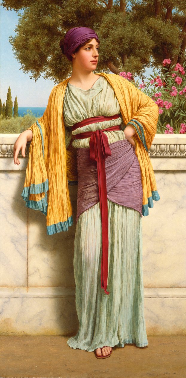 Cestilia, 1919 autorstwa John William Godward