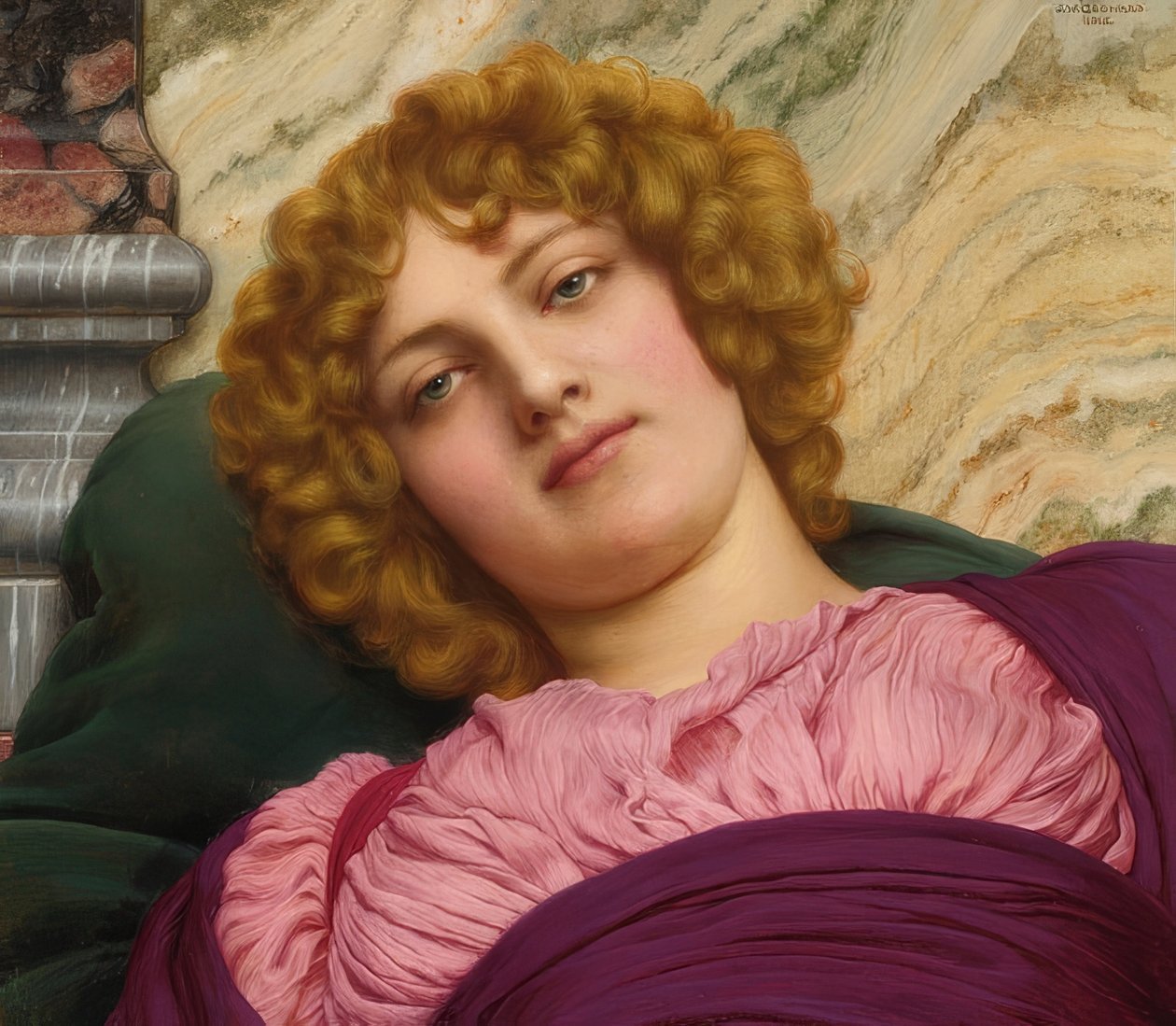 Myrhinna. 1915 autorstwa John William Godward