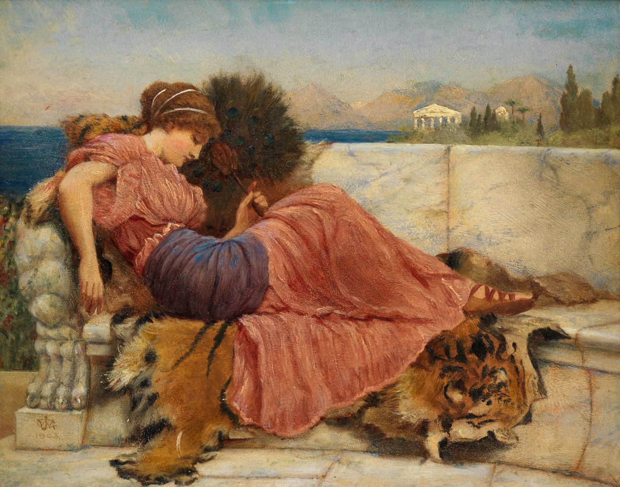 Szkic do „Amaryllis” autorstwa John William Godward