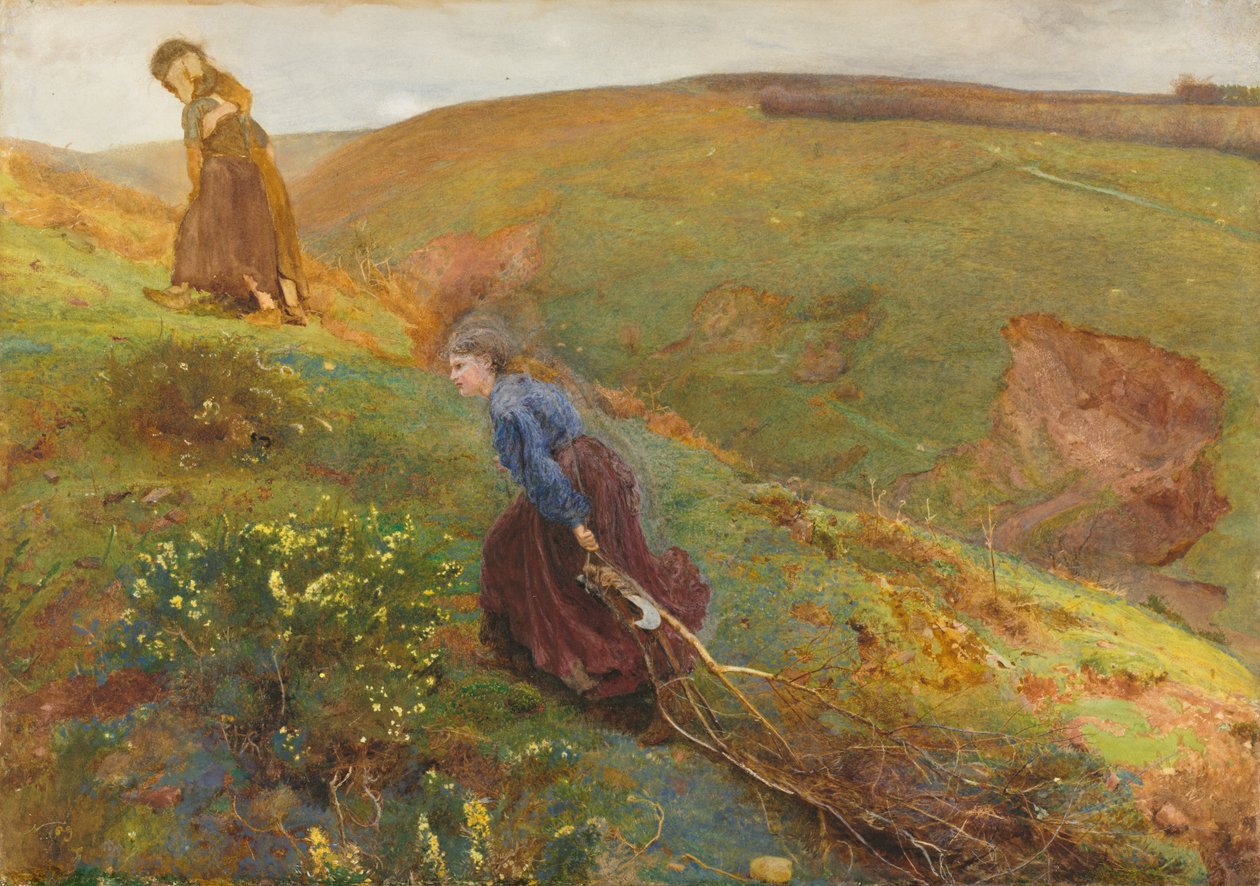 Zbieracze drewna, 1869. autorstwa John William North