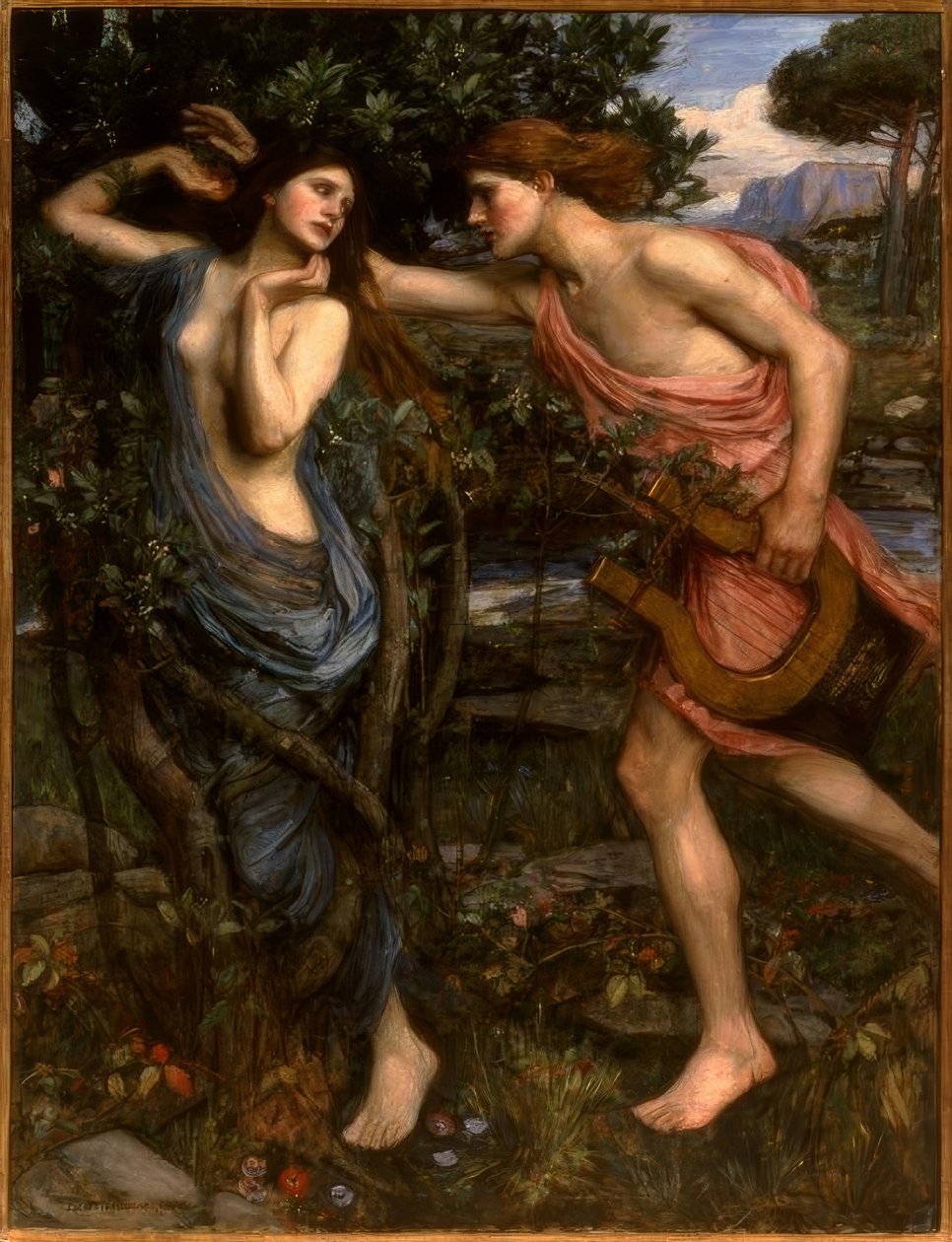 Apollo i Daphne autorstwa John William Waterhouse