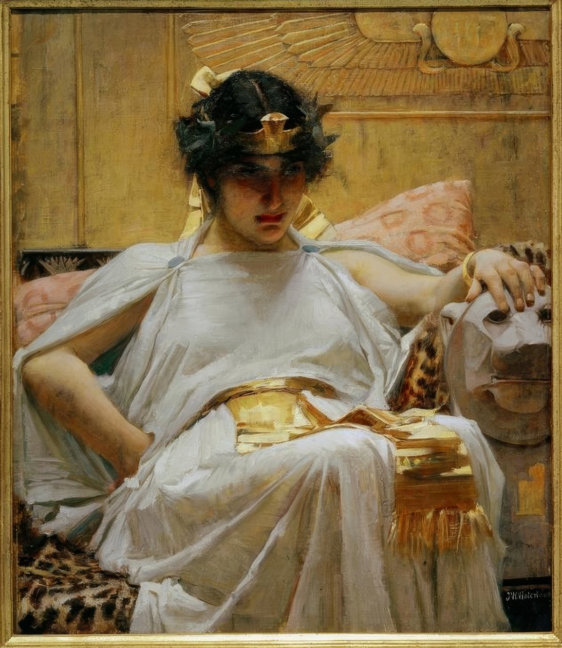 Kleopatra autorstwa John William Waterhouse