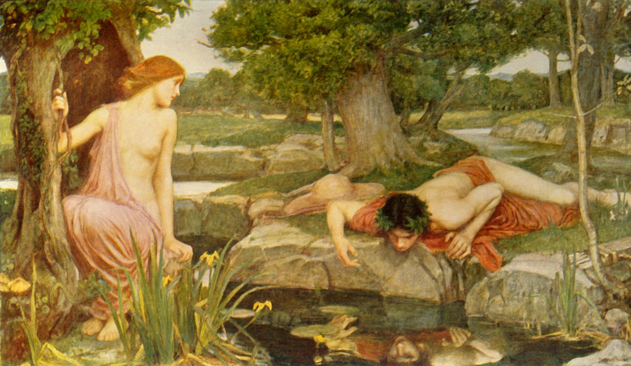 „Echo i Narcyz”, 1903, c1915. autorstwa John William Waterhouse