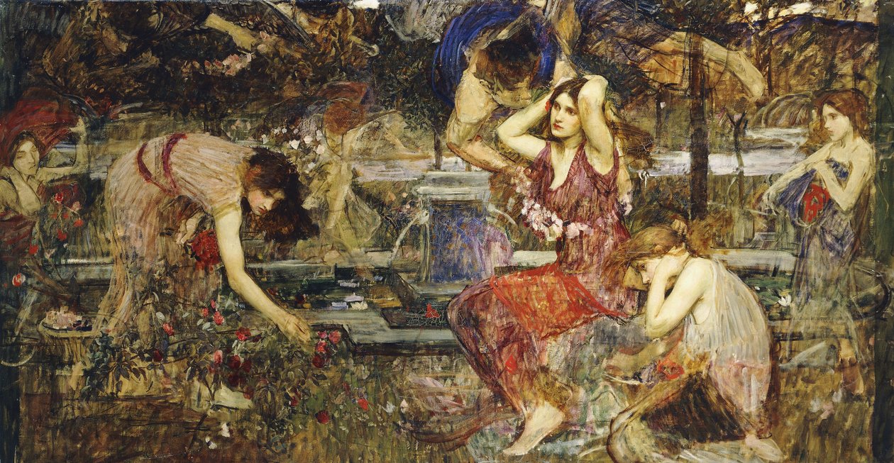 Flora i Zefiry, autorstwa John William Waterhouse