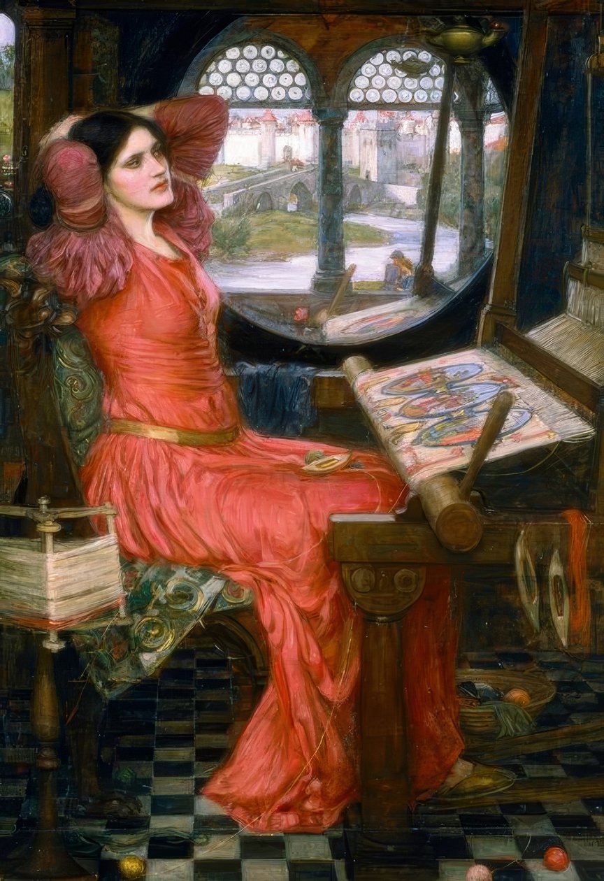 Pani Shalott autorstwa John William Waterhouse