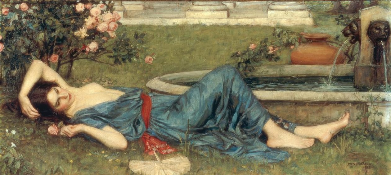 Słodkie lato autorstwa John William Waterhouse
