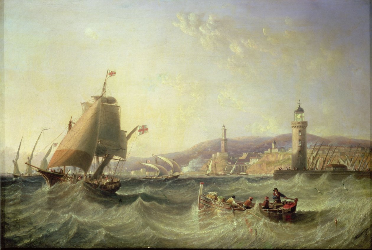 Genua, 1862 autorstwa John Wilson Carmichael