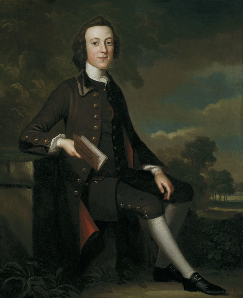 Portret młodego mężczyzny autorstwa John Wollaston