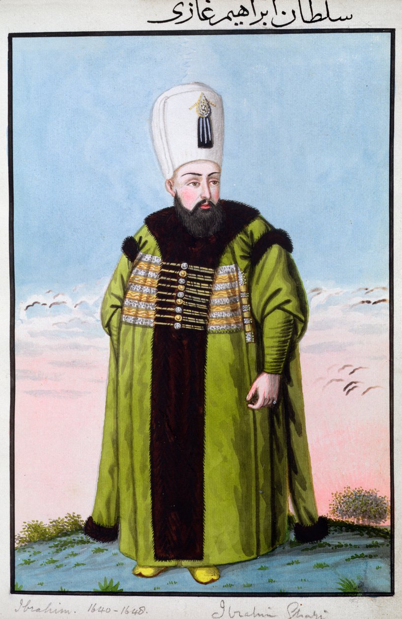 Ibrahim I, cesarz osmański, 1808 autorstwa John Young