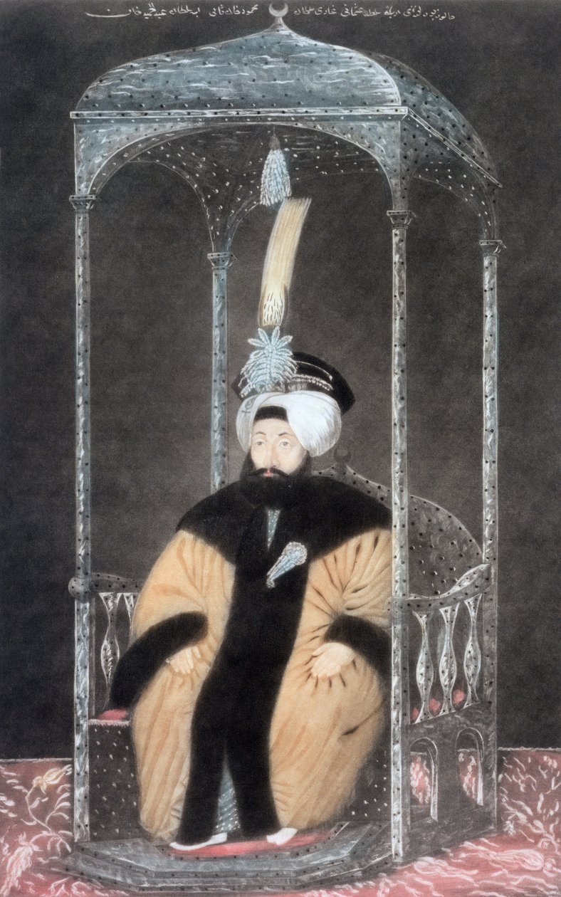 Mahmud II, cesarz osmański, 1808 autorstwa John Young