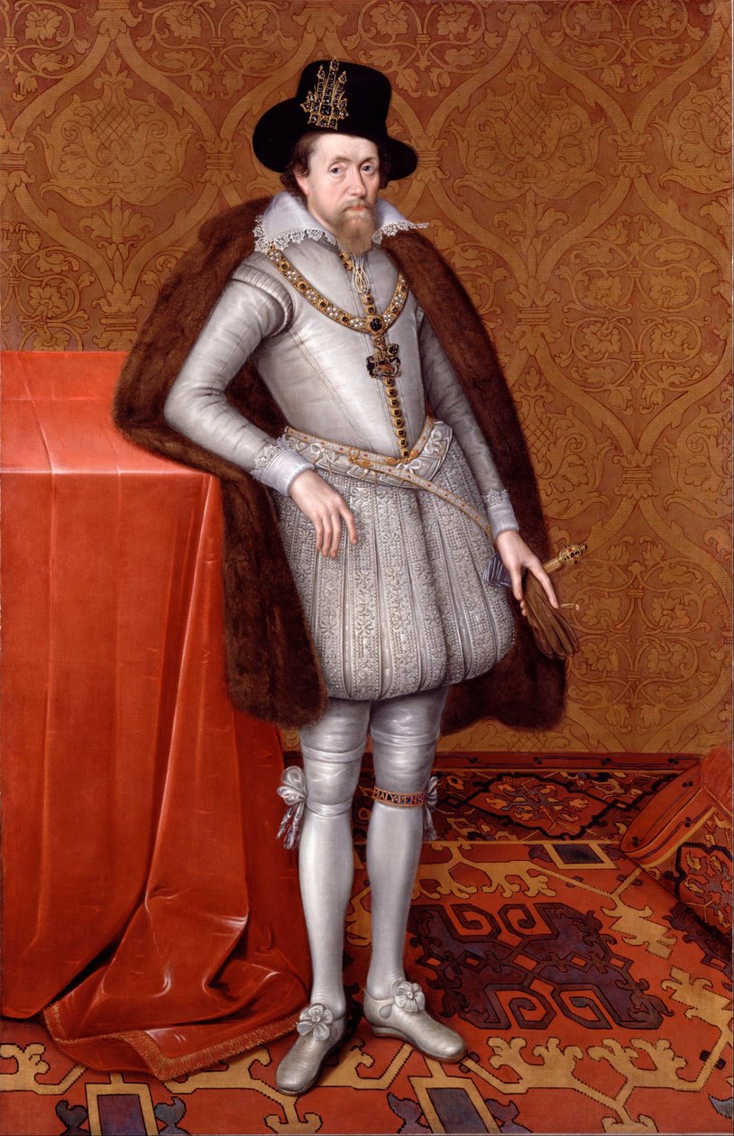 Jakub VI i ja autorstwa John de Critz the elder