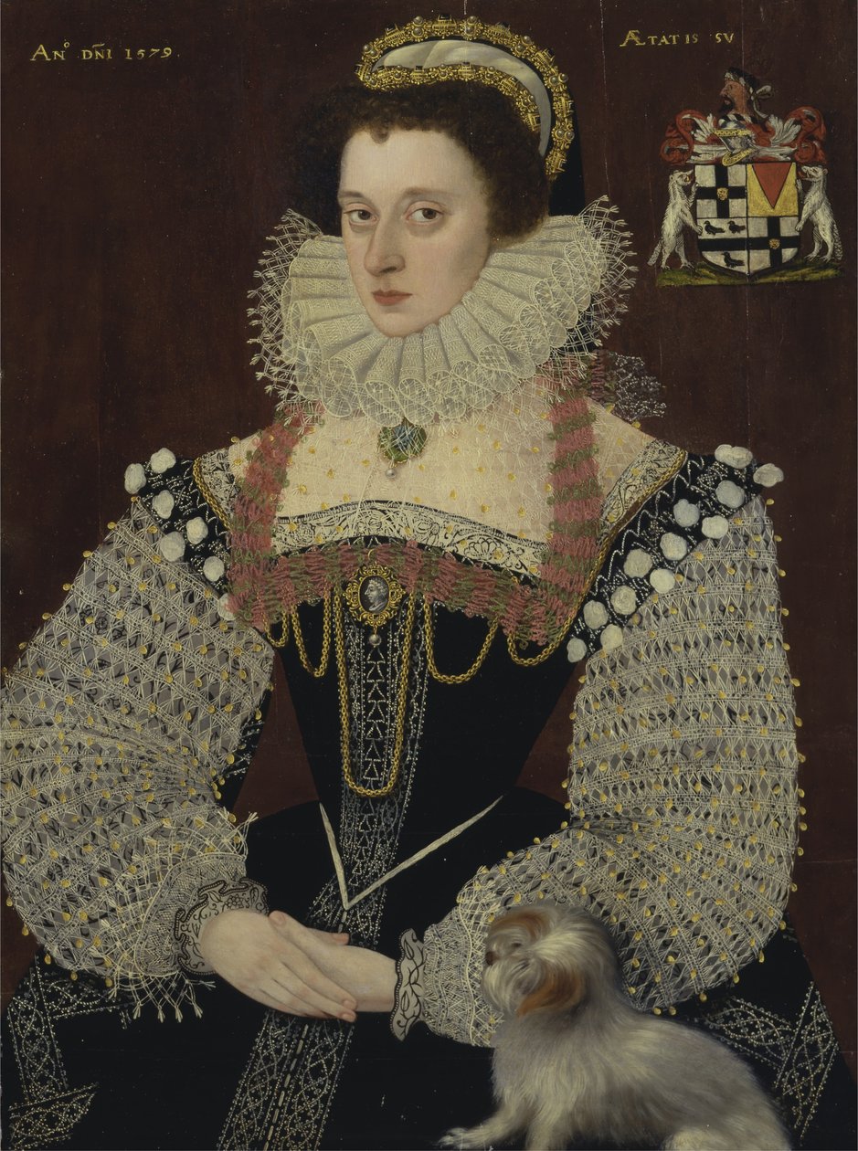 Frances, Lady Brydges autorstwa John the Younger Bettes
