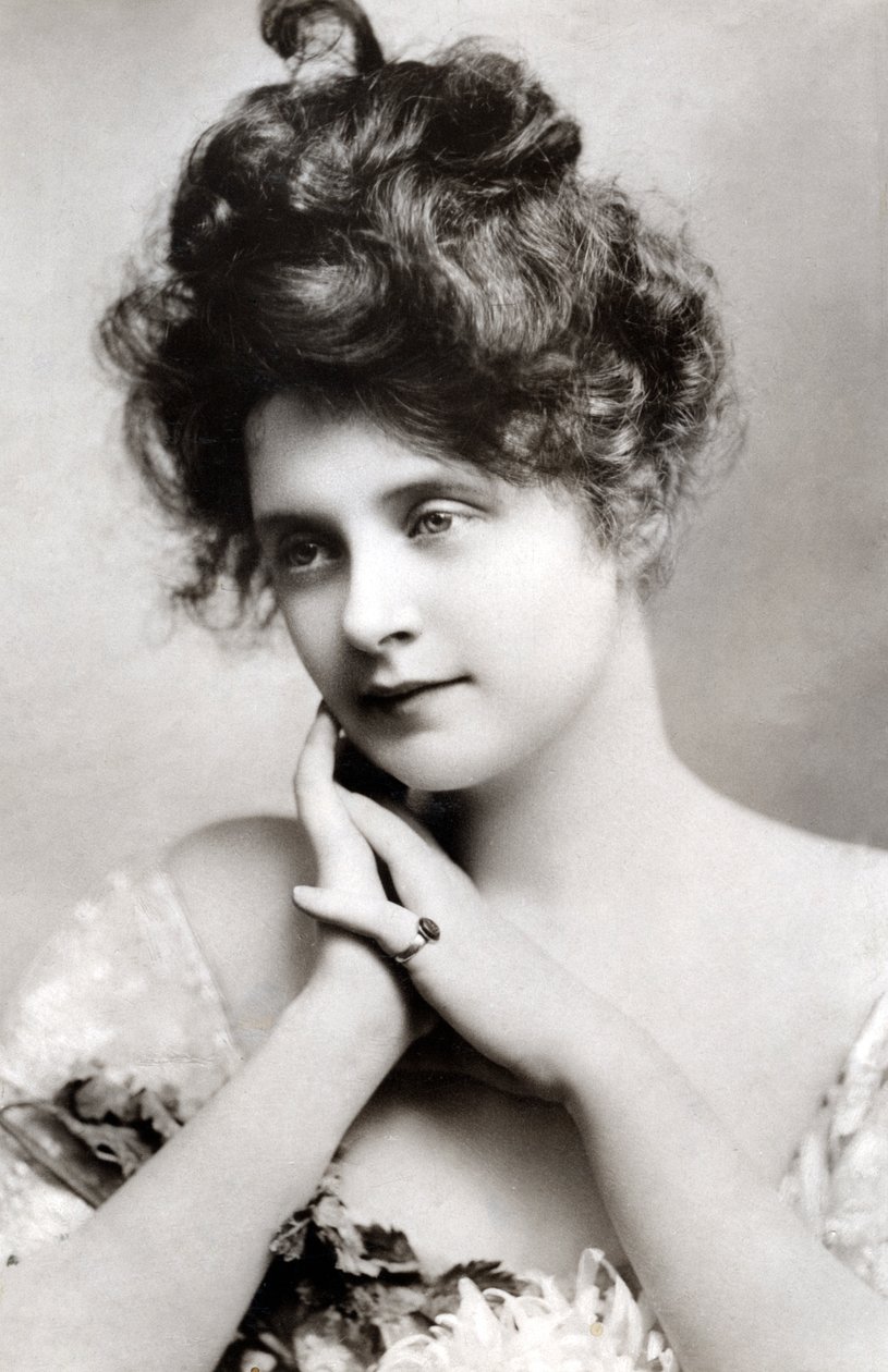 Billie Burke 1885-1970, amerykańska aktorka, 1908. autorstwa Johnston and Hoffman