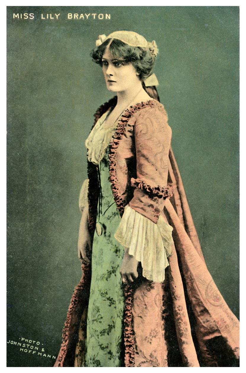 Lily Brayton, brytyjska aktorka, ok. 1900-1919. autorstwa Johnston and Hoffman