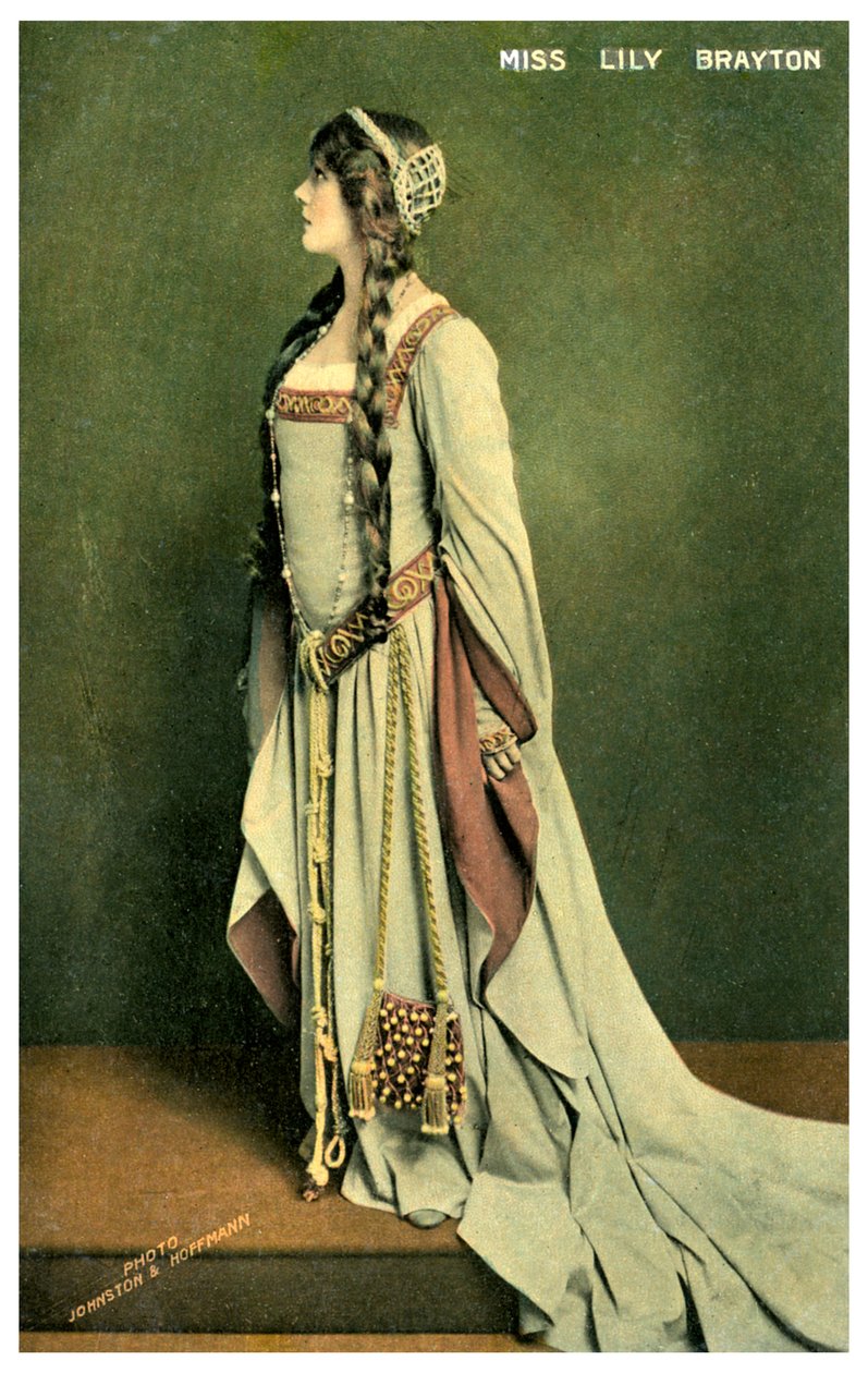 Lily Brayton, brytyjska aktorka, ok. 1900-1919. autorstwa Johnston and Hoffman
