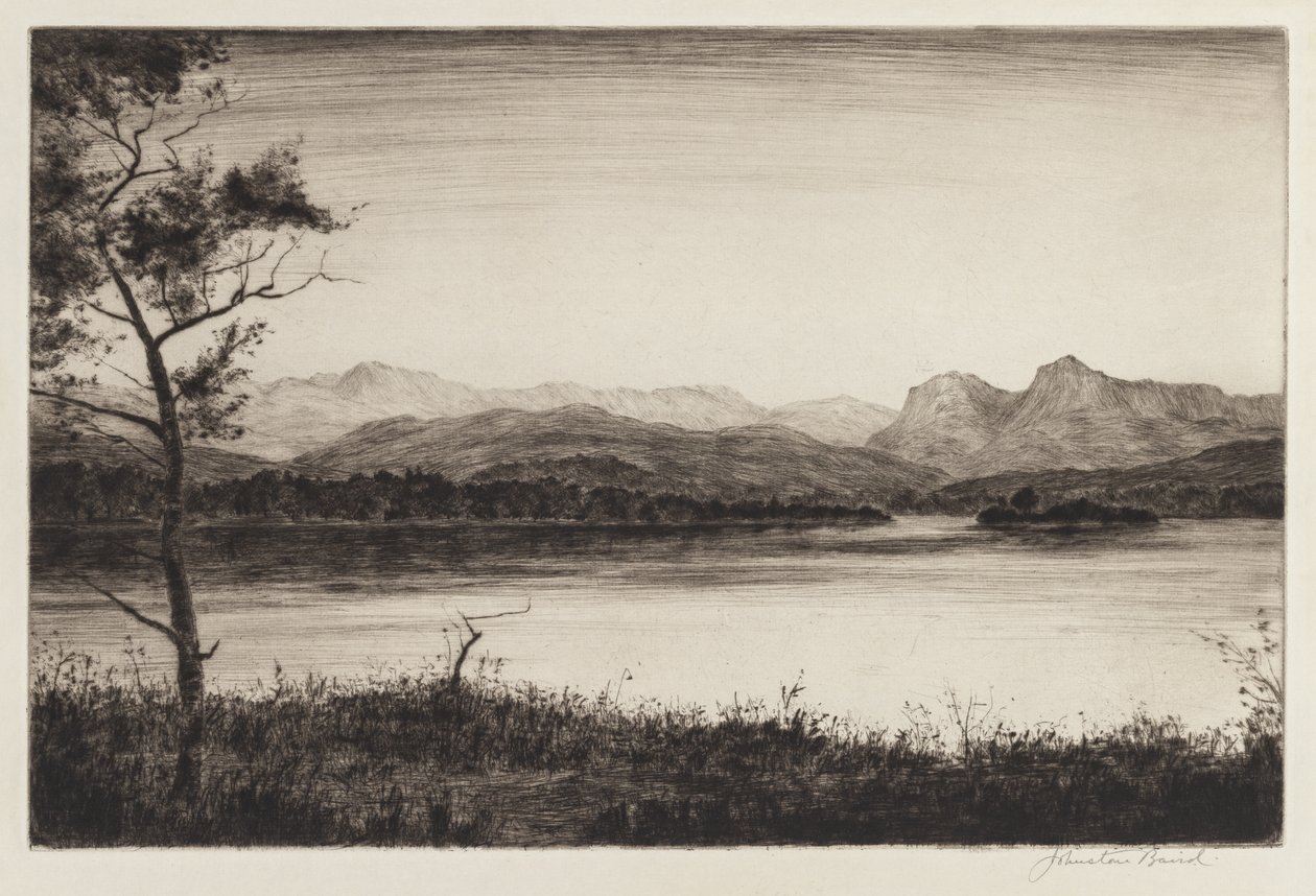 Langdale Pikes, Windermere autorstwa Johnstone Baird