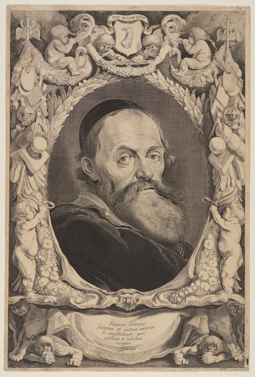 Hendrick Goltzius autorstwa Jonas Suyderhoef