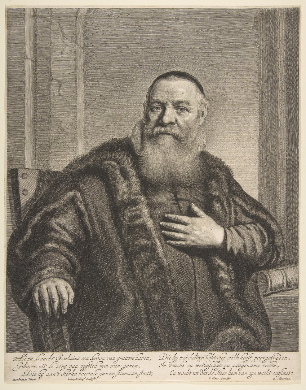 Portret Eleazora Swamiusa.n.d. autorstwa Jonas Suyderhoef