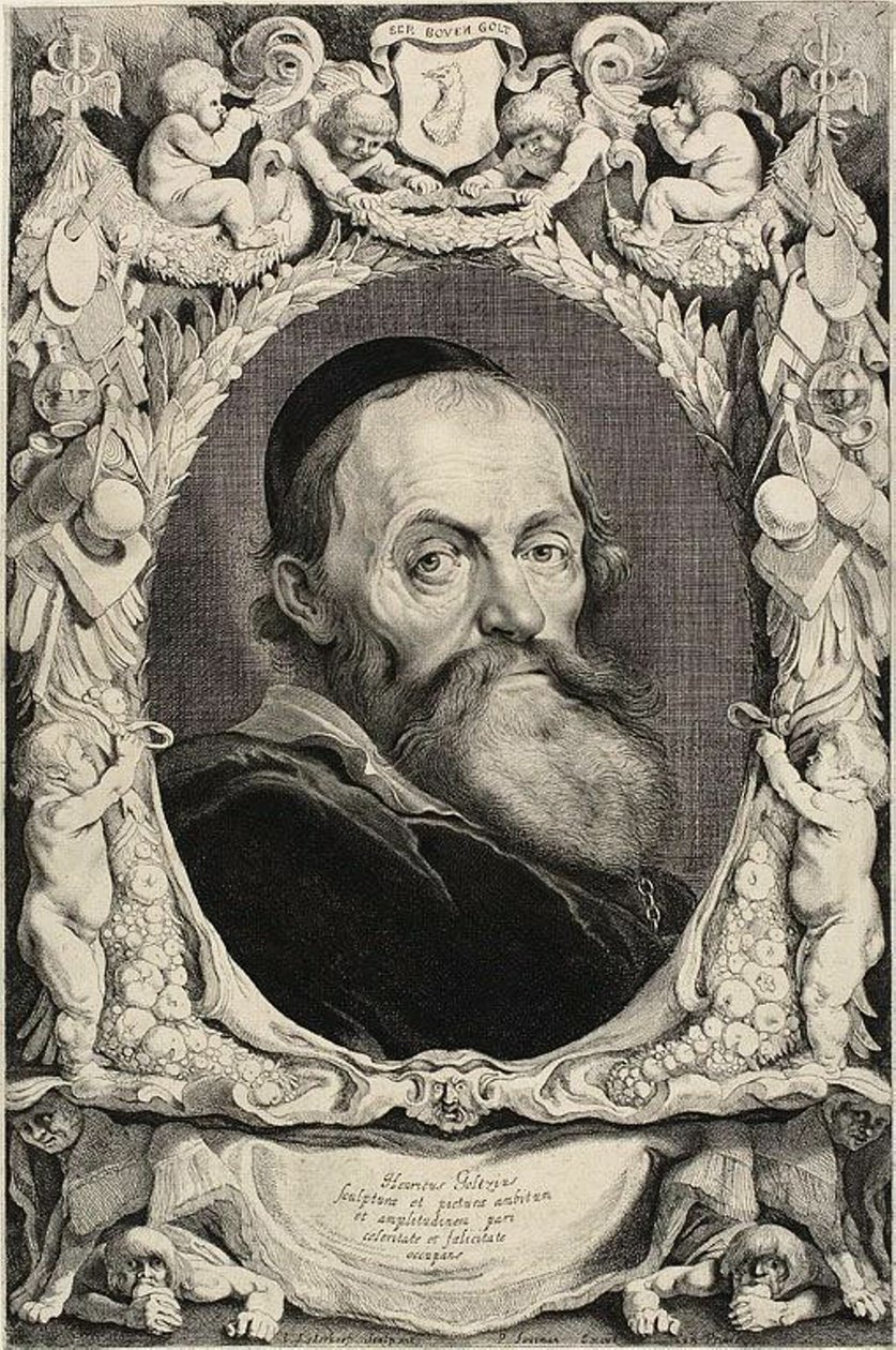Portret Hendrika Goltziusa autorstwa Jonas Suyderhoef
