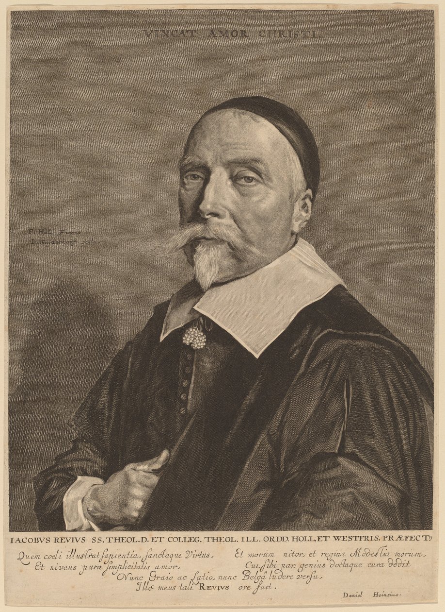 Jakub Rewiusz autorstwa Jonas Suyderhoff after Frans Hals