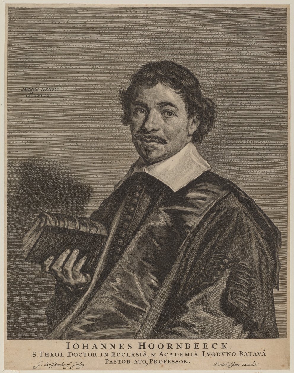 Jan Hoornbeeck autorstwa Jonas Suyderhoff, after Frans Hals
