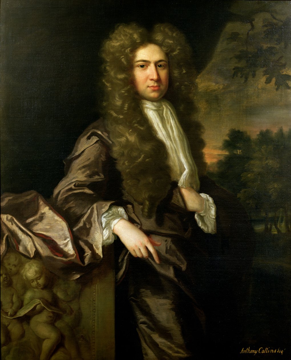 Anthony Collins (1676-1729) autorstwa Jonathan Richardson