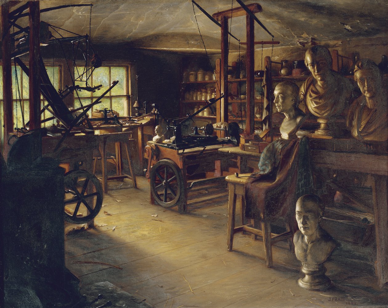 Warsztat Jamesa Watta, 1889 autorstwa Jonathan Pratt