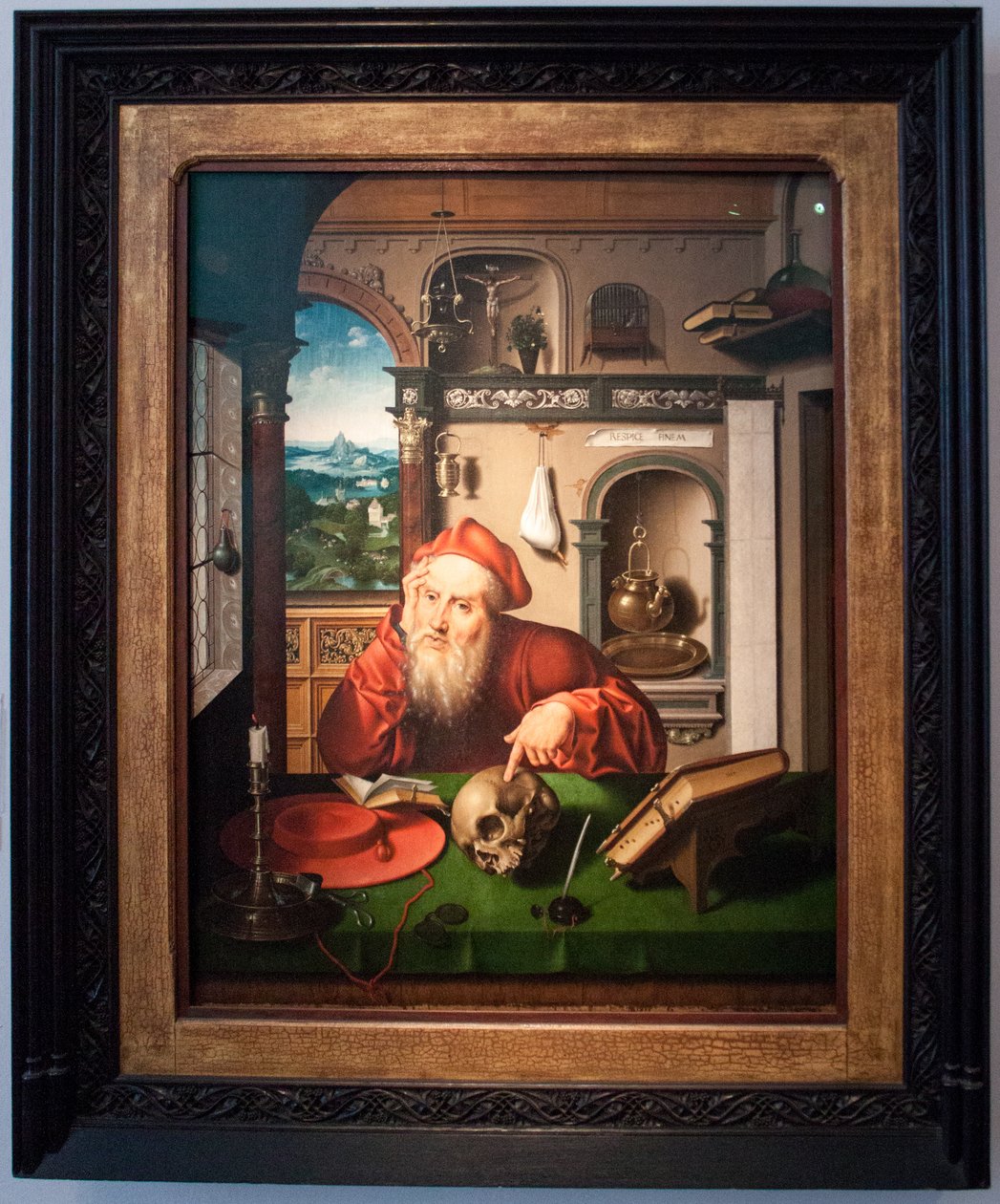 Św. Jerome Deutsch: Der heilige Hieronymus In autorstwa Joos van Cleve